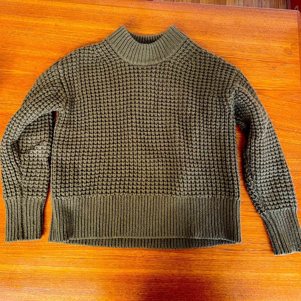Everlane wool/cashmere chunky sweater size small